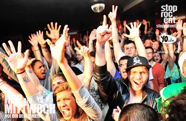 Die "Rap am Mittwoch"-Crowd Die "Rap am Mittwoch"-Crowd